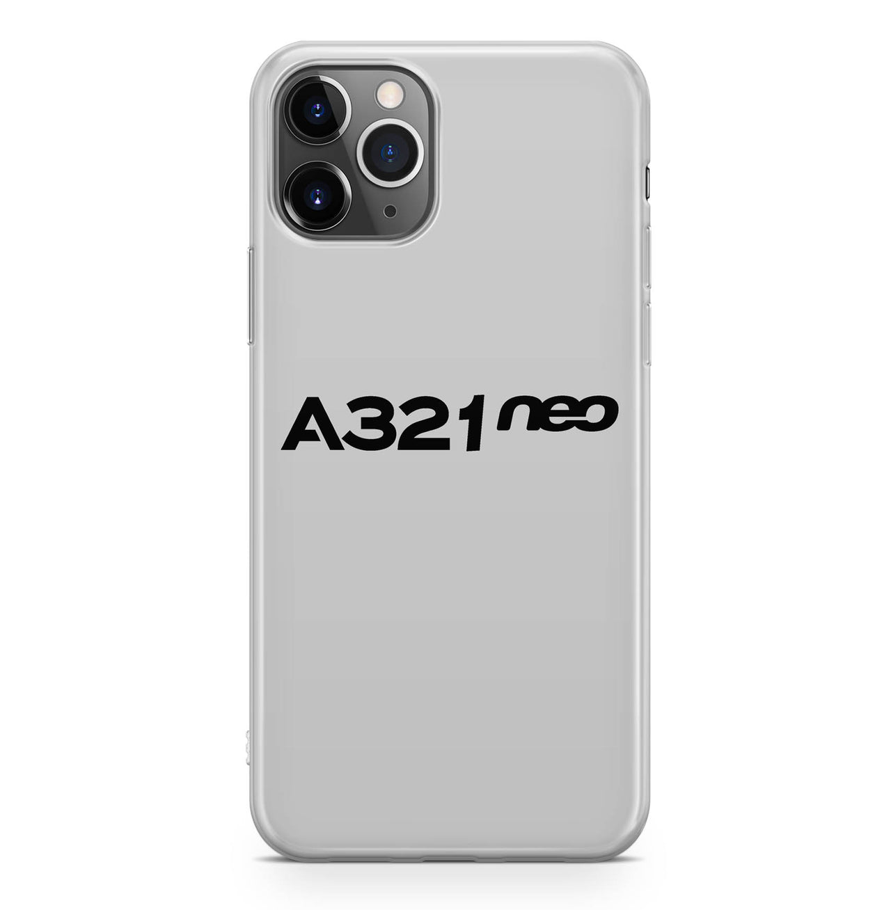 A321neo & Text Designed iPhone Cases