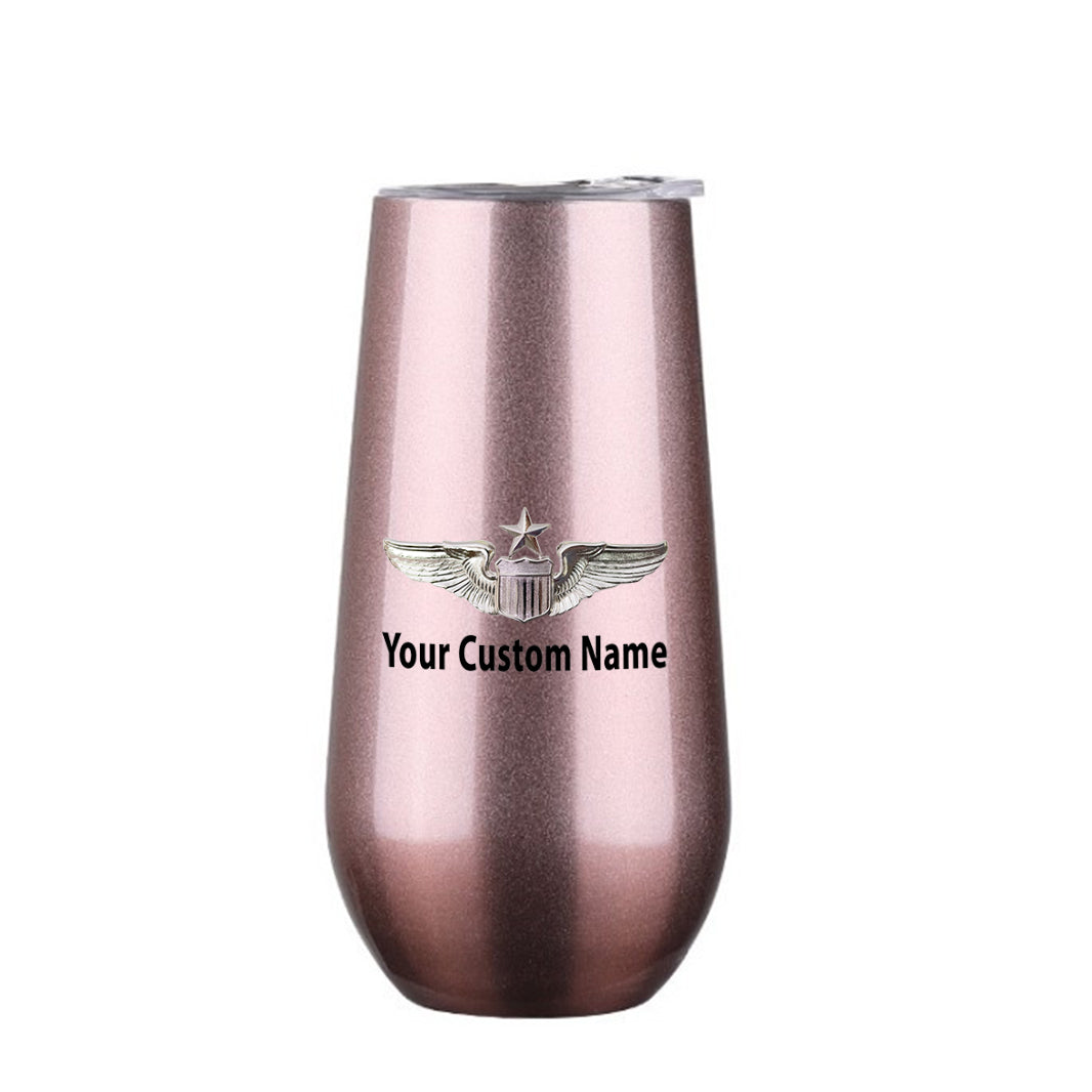 Custom Name (US Air Force & Star) Designed 6oz Egg Cups