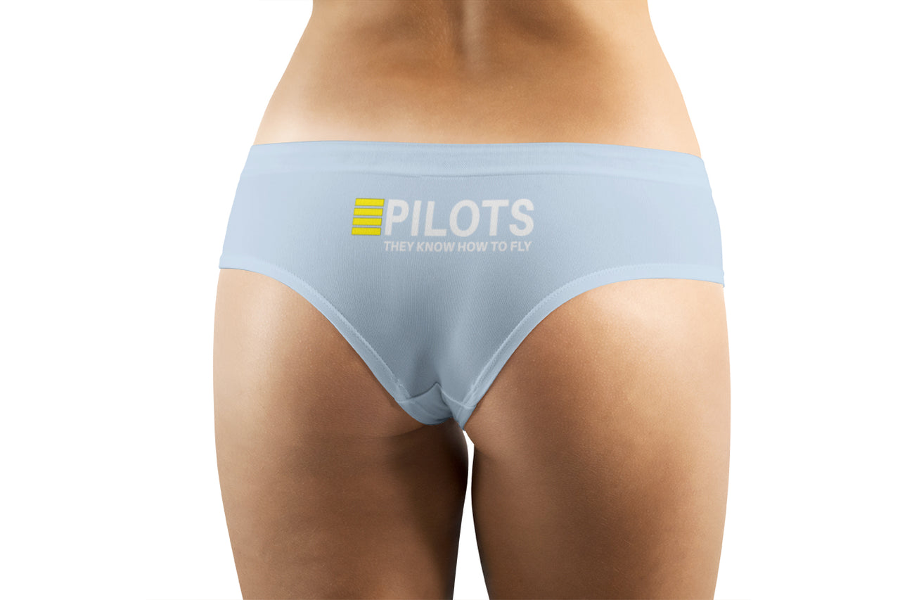 Pilots They Know How To Fly Designed Women Panties & Shorts