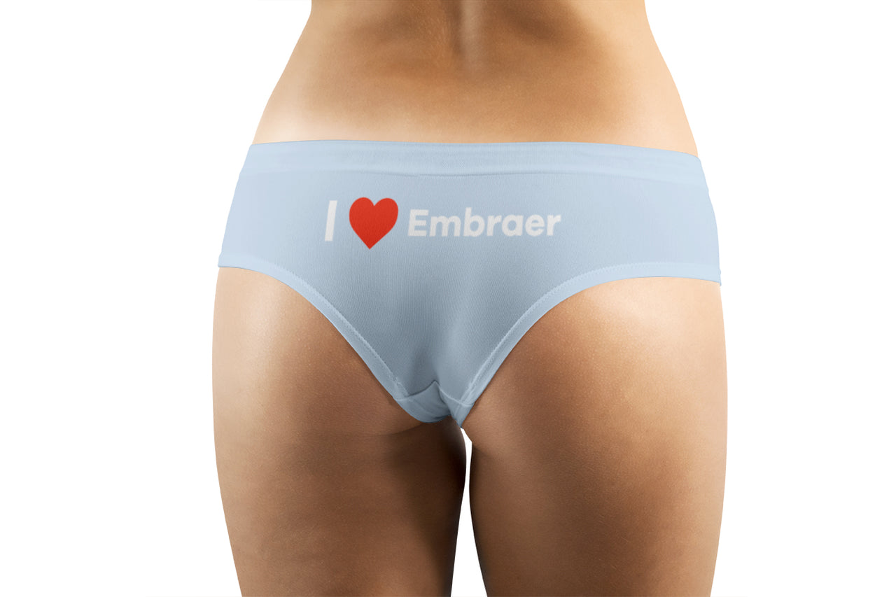 I Love Embraer Designed Women Panties & Shorts