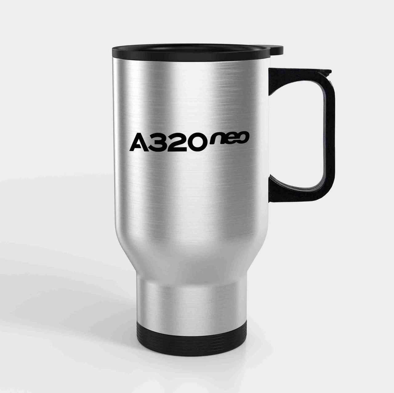 A320neo & Text Designed Travel Mugs (With Holder)