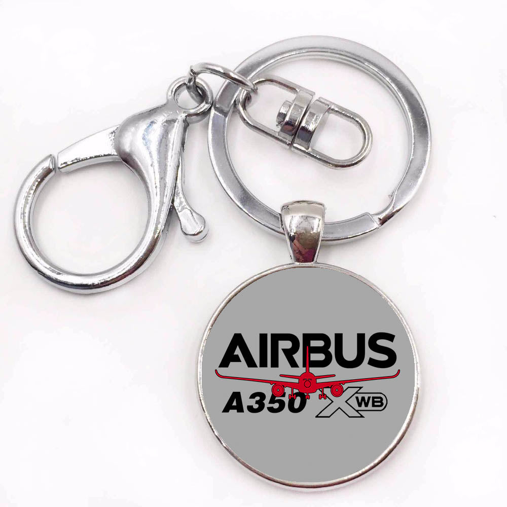 Amazing Airbus A350 XWB Designed Circle Key Chains