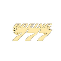 Thumbnail for Boeing 777 & Text Designed Hollow Pins