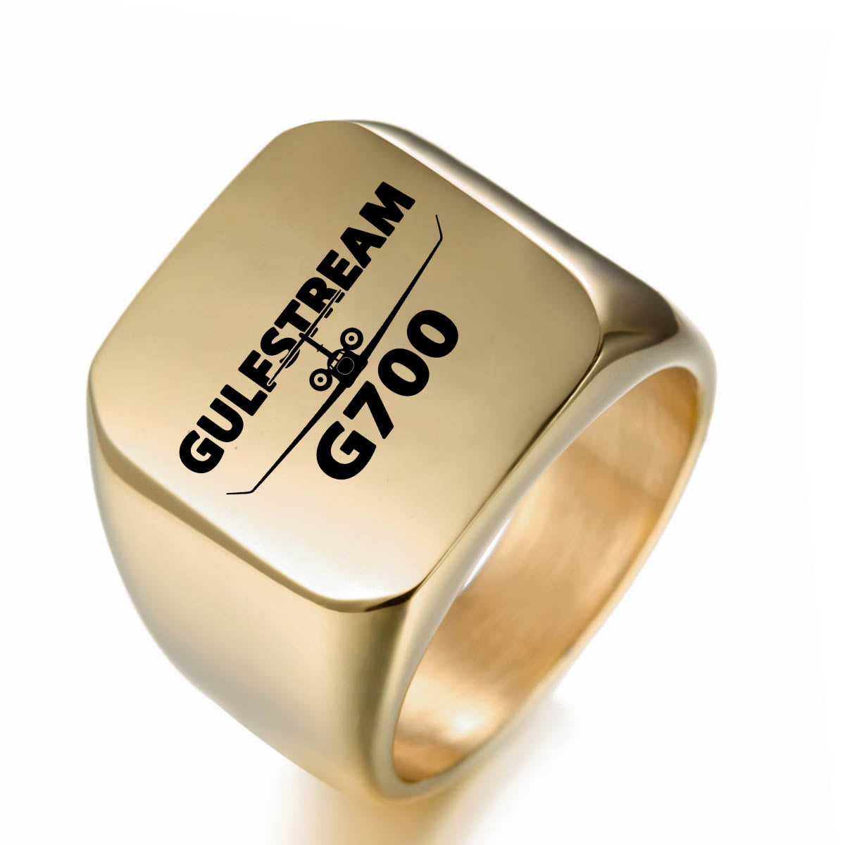 Amazing Gulfstream G700 Designed Designed Men Rings