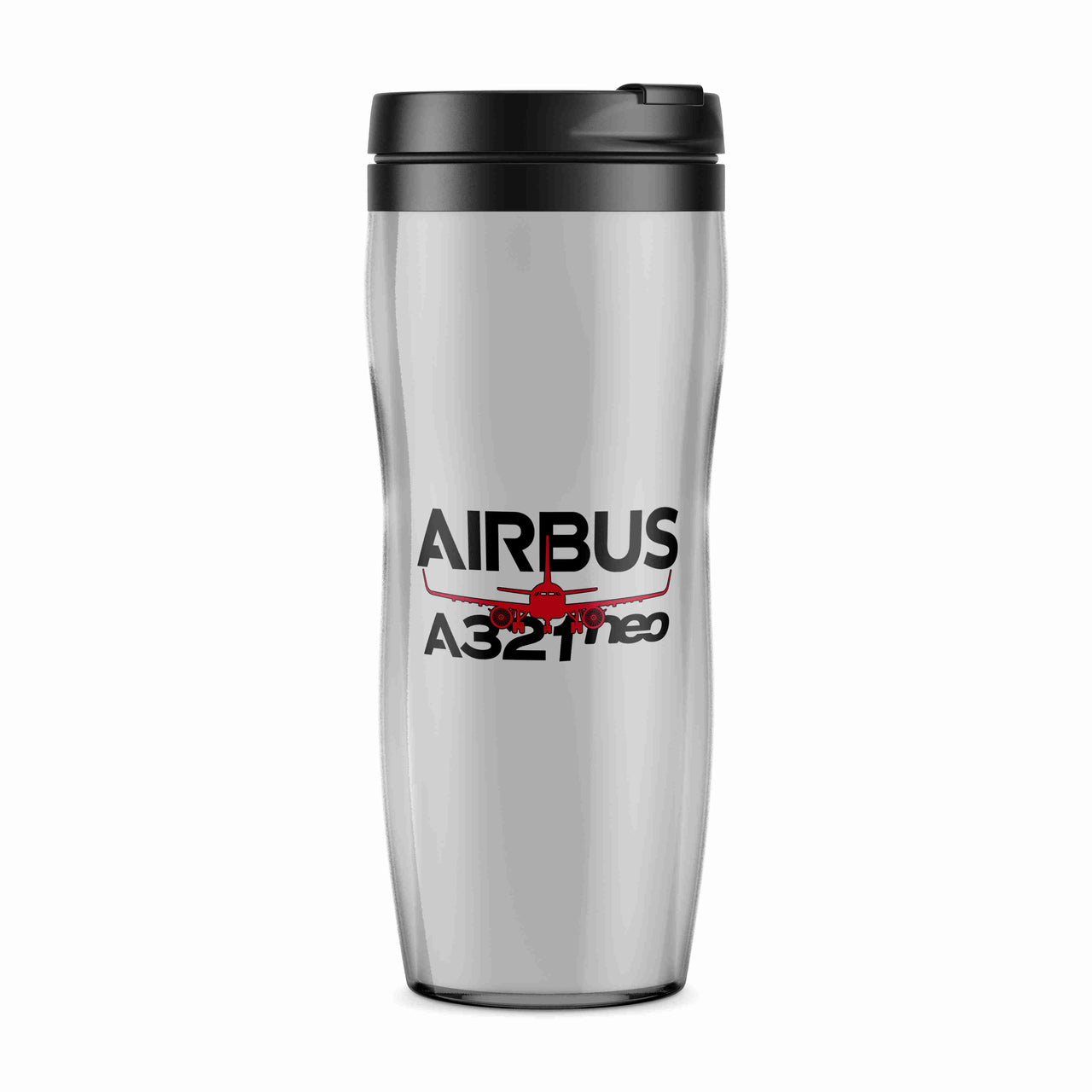 Amazing Airbus A321neo Designed Plastic Travel Mugs