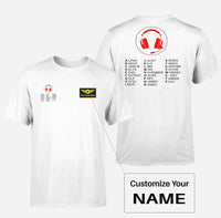 Thumbnail for Aviation Alphabet 3 Double-Side T-Shirts