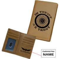 Thumbnail for In Thrust We Trust (Vol 2) Designed Leather Card Holder Wallets