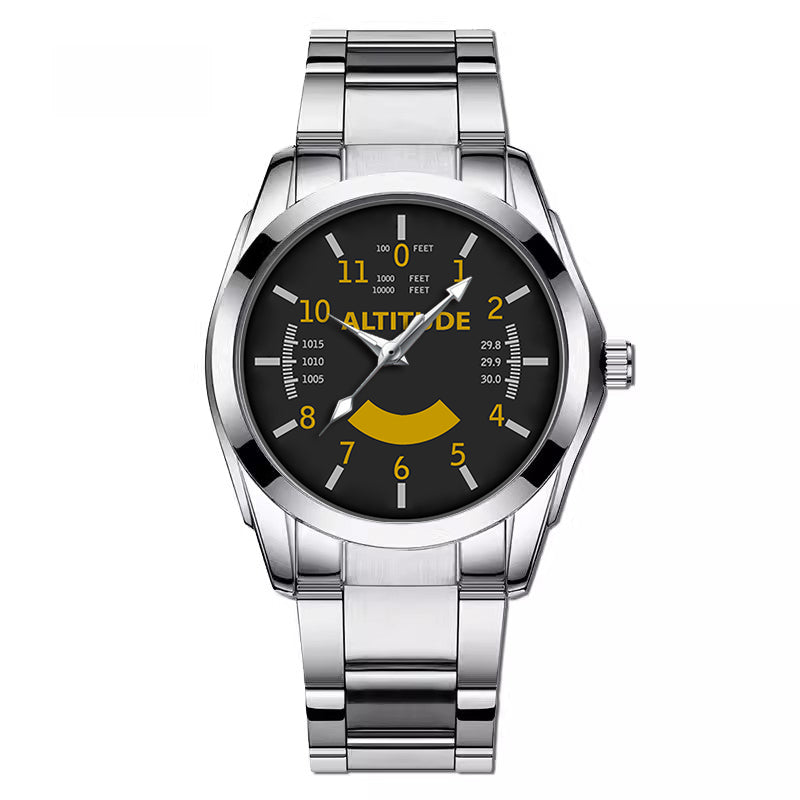 Altitude-Color Designed Stainless Steel Band Watches