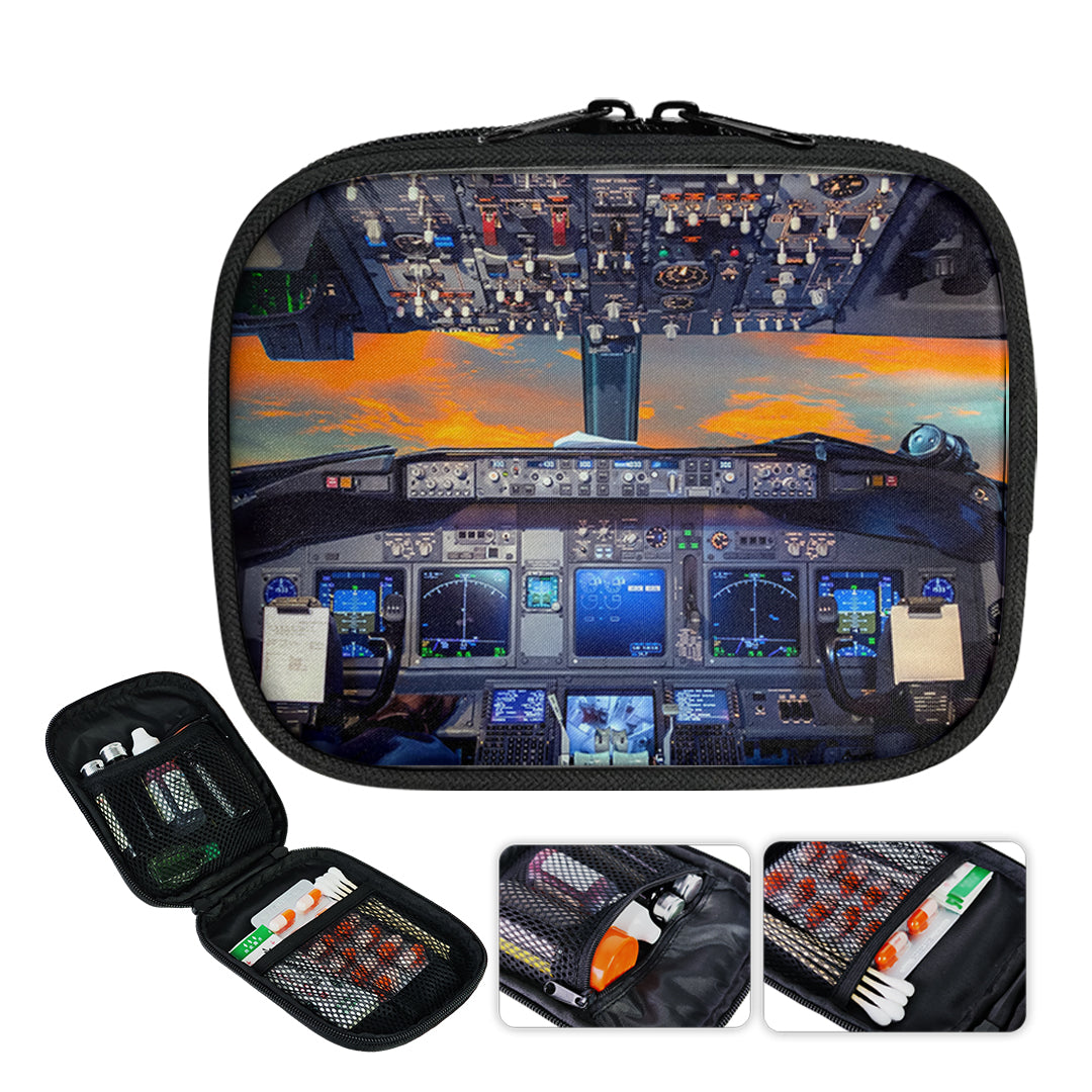 Amazing Boeing 737 Cockpit Designed Travel & Medical Storage Bags