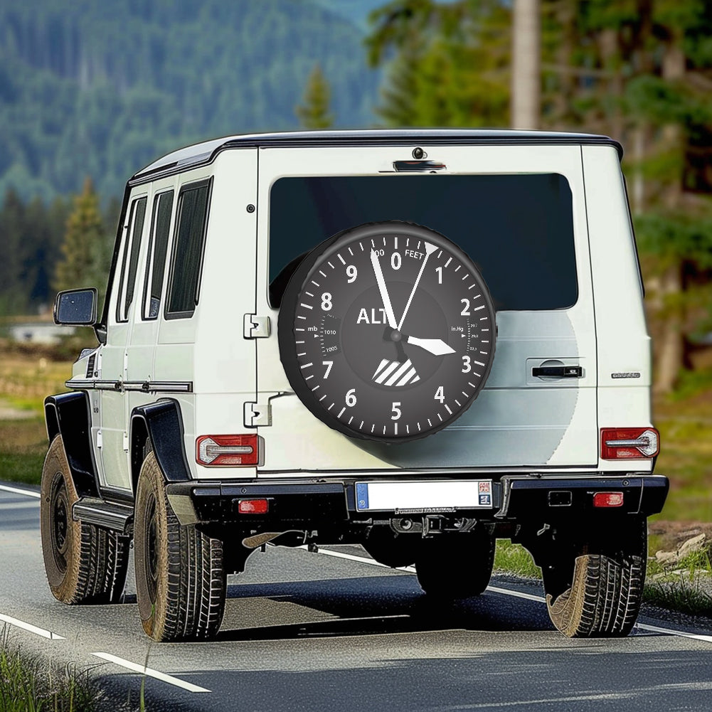 Airplane Instruments-Altitude Designed Tire Cover Cases