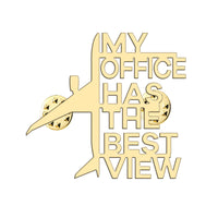 Thumbnail for My Office Has The Best View Designed Hollow Pins