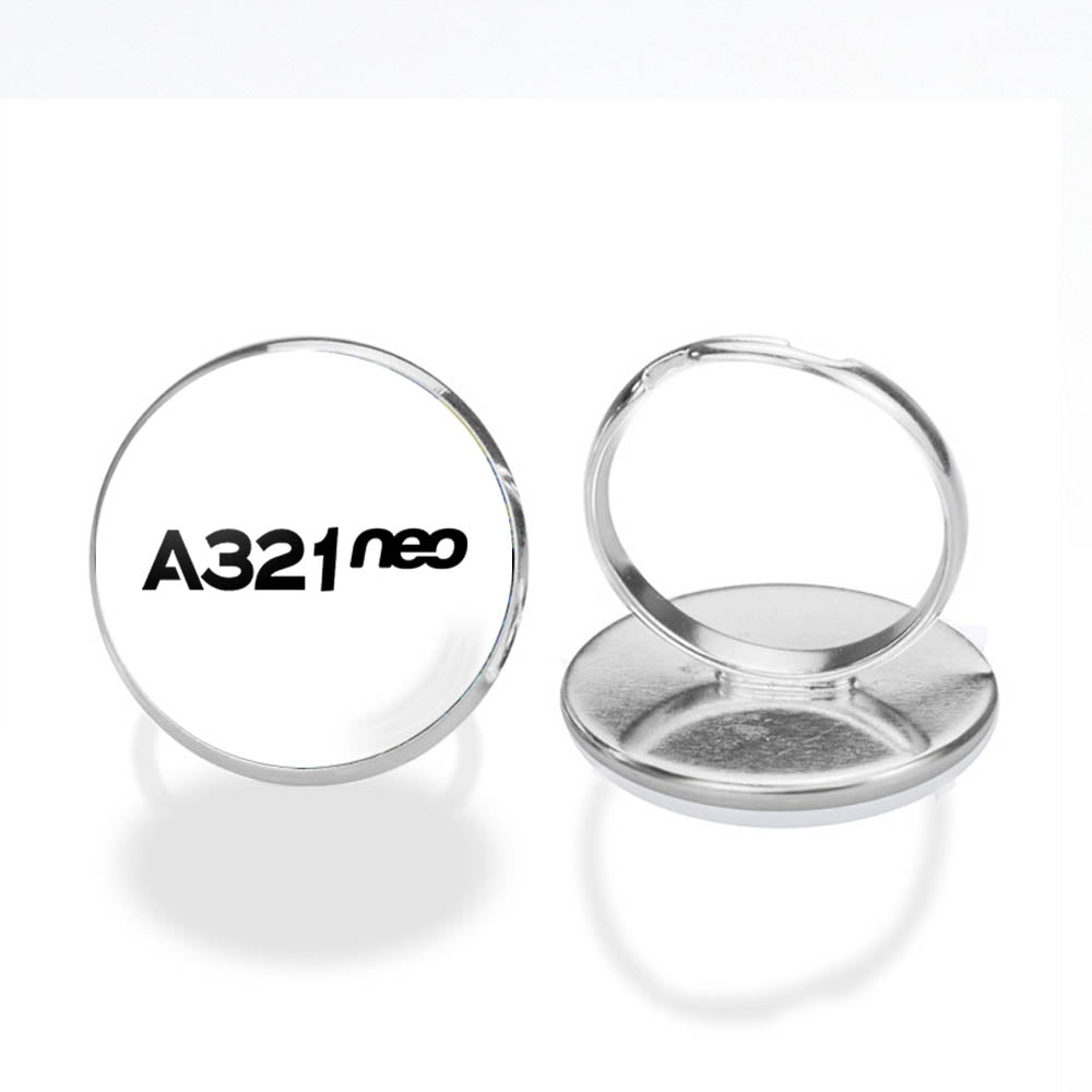 A321neo & Text Designed Rings