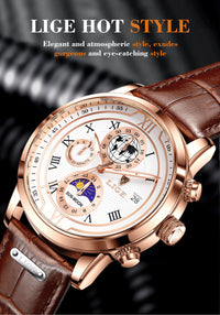 Thumbnail for Luxury Man Wristwatch Waterproof Luminous Chronograph Watch