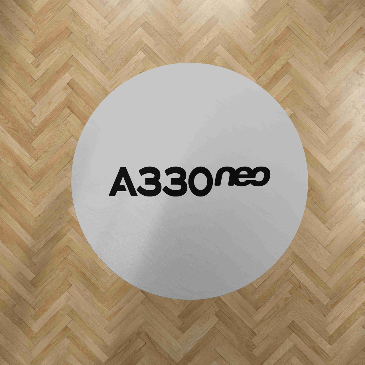 A330neo & Text Designed Carpet & Floor Mats (Round)