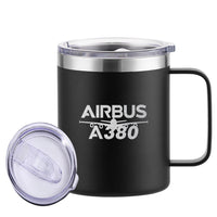 Thumbnail for Amazing Airbus A380 Designed Stainless Steel Laser Engraved Mugs