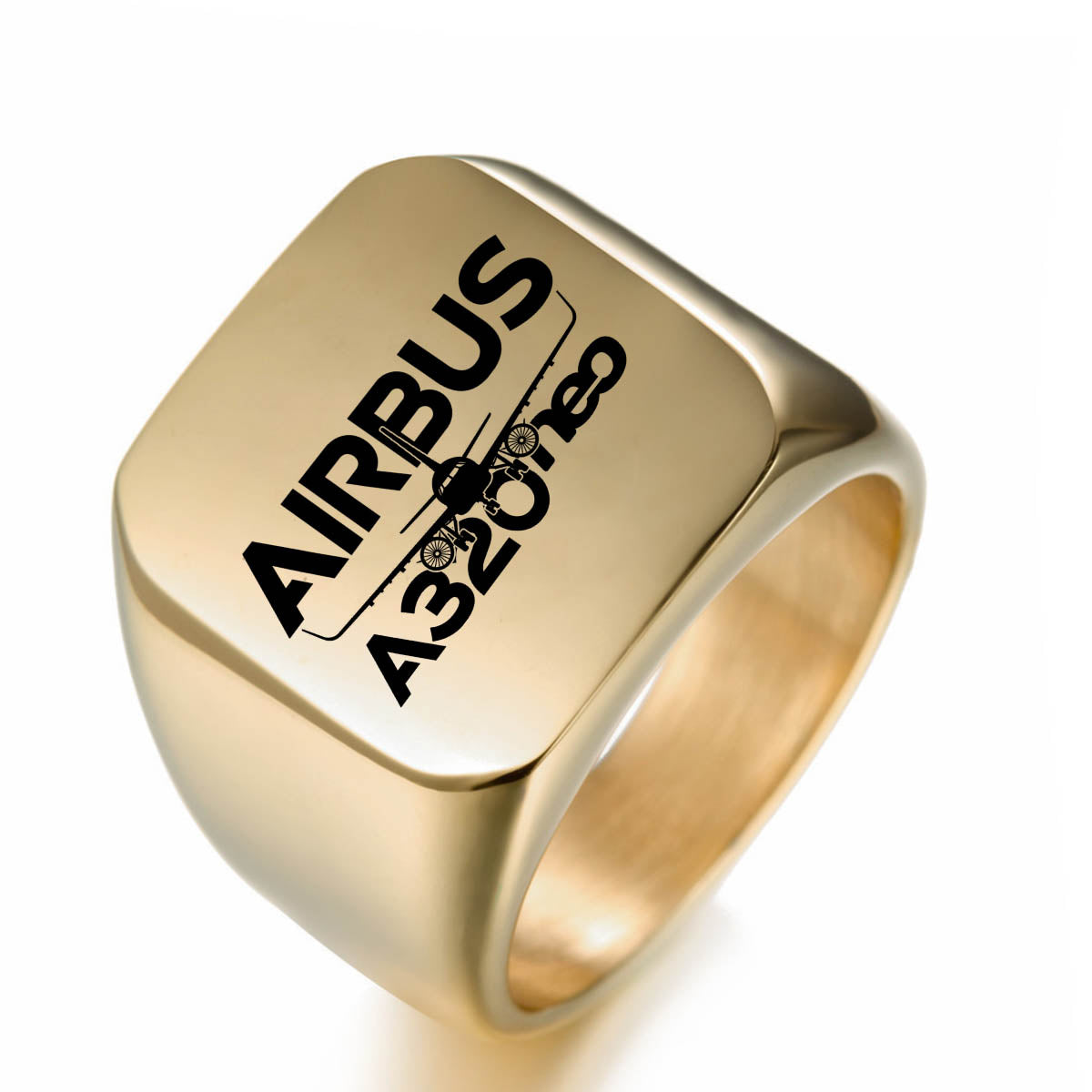 Amazing Airbus A320neo Designed Designed Men Rings