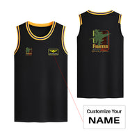 Thumbnail for Fighter Machine Designed Basketball Style Sports Tank Tops