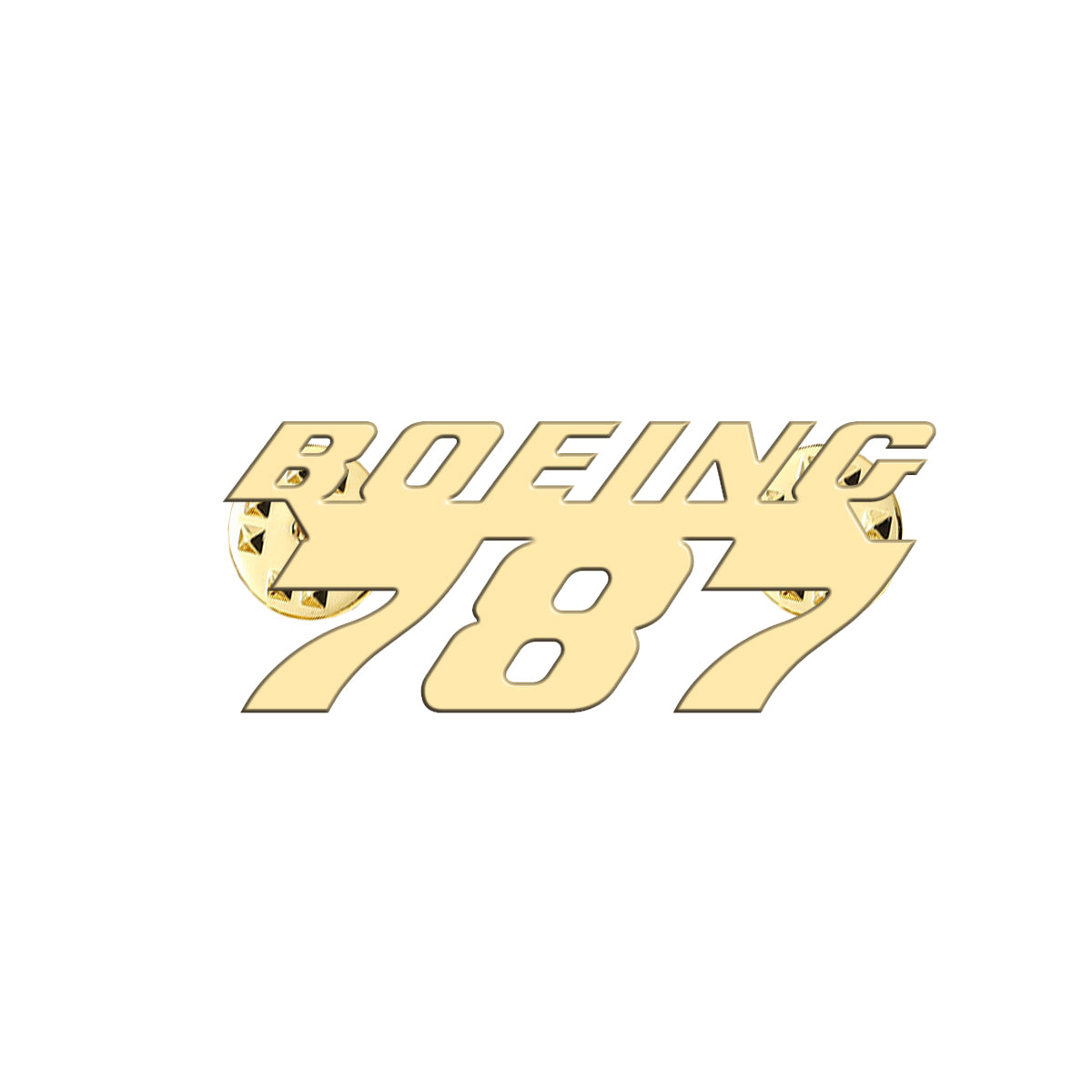 Boeing 787 & Text Designed Hollow Pins