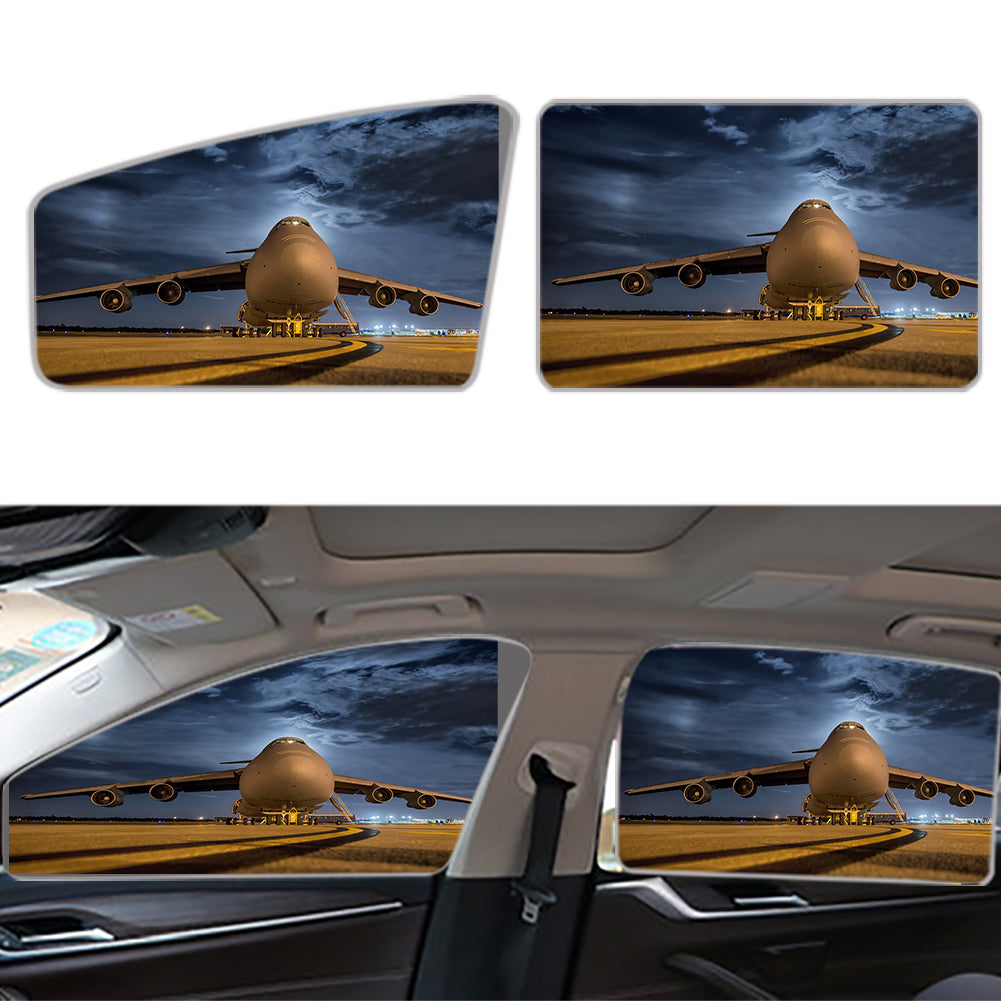 Amazing Military Aircraft at Night Designed Car Sun Shade (Side window)