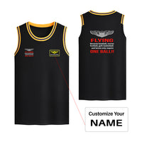 Thumbnail for Flying One Ball Designed Basketball Style Sports Tank Tops