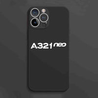 Thumbnail for A321neo & Text Designed Soft Silicone iPhone Cases