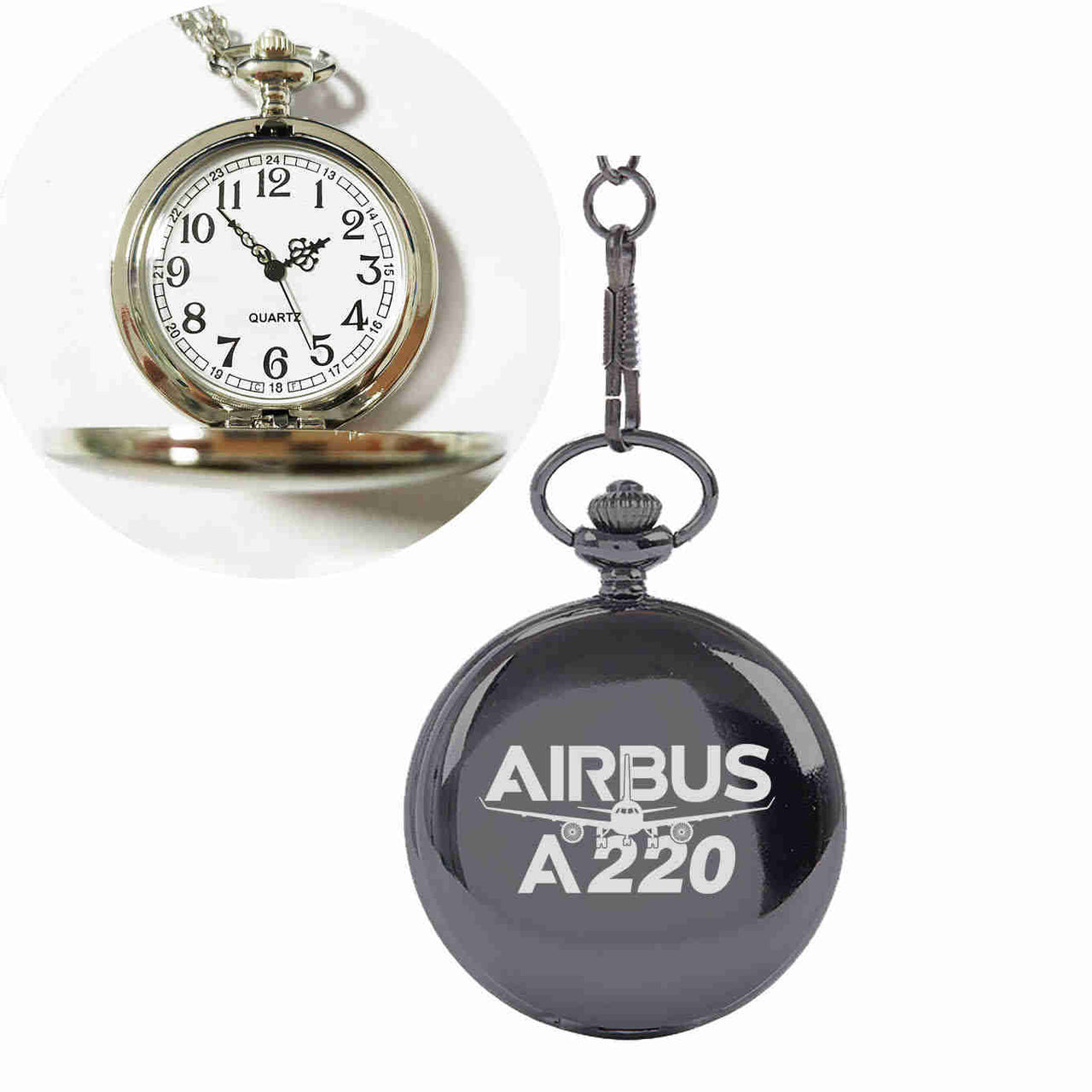 Amazing Airbus A220 Designed Pocket Watches