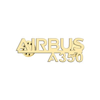 Thumbnail for Airbus A350 & Text Designed Hollow Pins