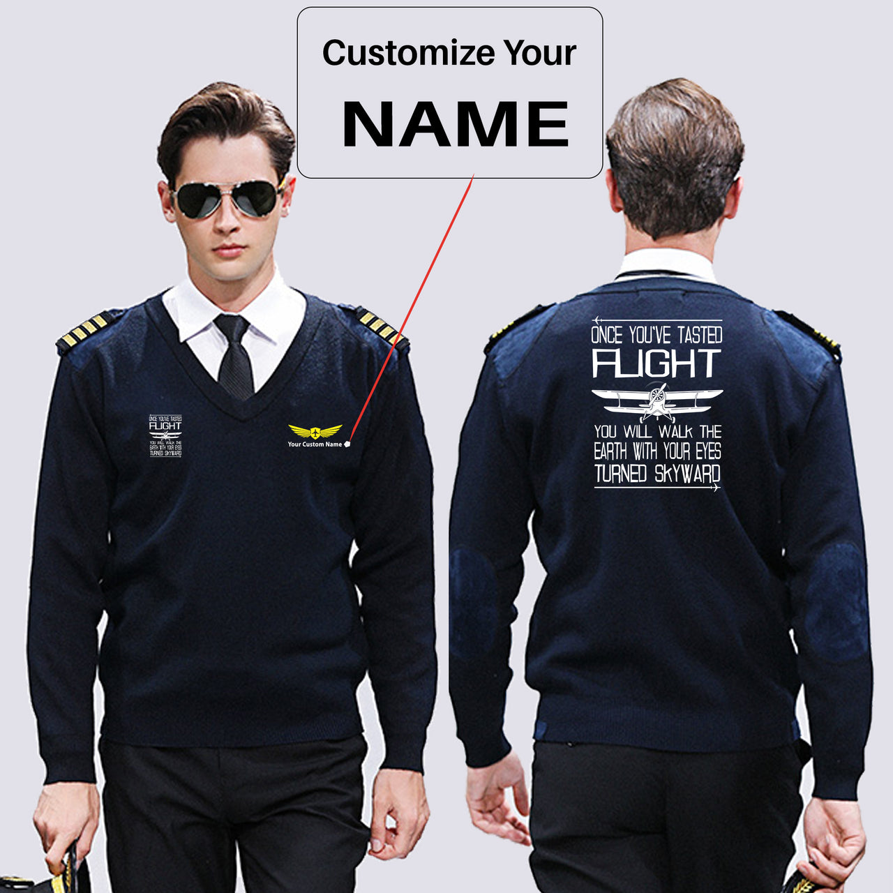 Once You've Tasted Flight Designed Wool Pilot Sweaters