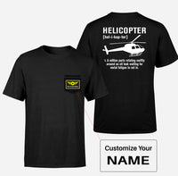 Thumbnail for Helicopter [Noun] Designed Pocket T-Shirts