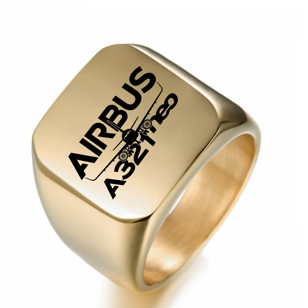 Amazing Airbus A321neo Designed Designed Men Rings