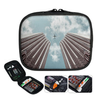 Thumbnail for Airplane Flying over Big Buildings Designed Travel & Medical Storage Bags