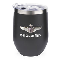 Thumbnail for Custom Name (US Air Force & Star) Designed 12oz Egg Cups