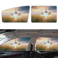 Thumbnail for Airplane Flying Over Runway Designed Car Sun Shade (Side window)