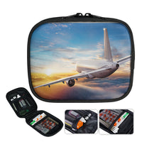 Thumbnail for Airliner Jet Cruising over Clouds Designed Travel & Medical Storage Bags