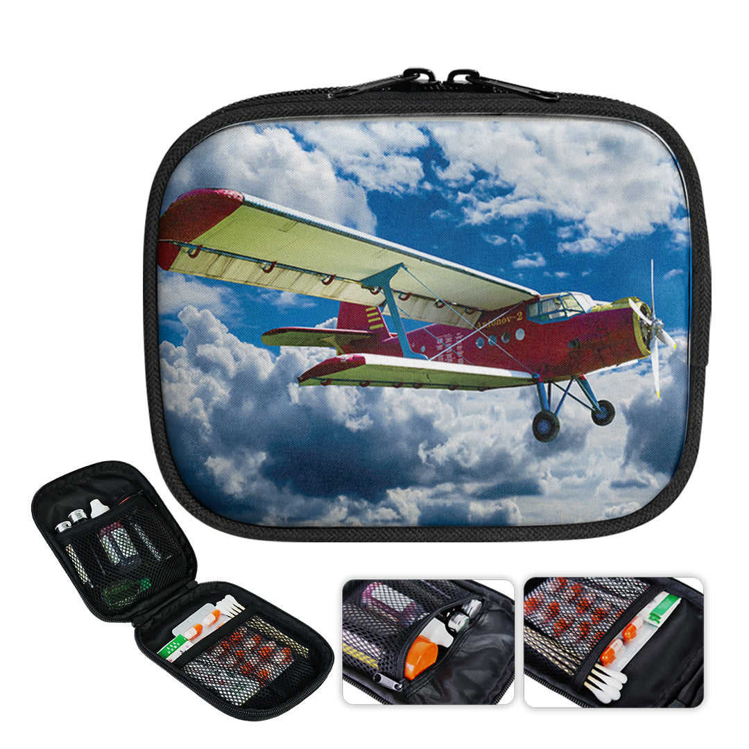 Beautiful Clouds & Antonov-2 Designed Travel & Medical Storage Bags