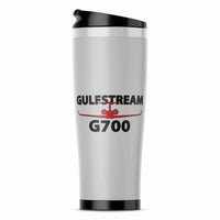 Thumbnail for Amazing Gulfstream G700 Designed Stainless Steel Travel Mugs