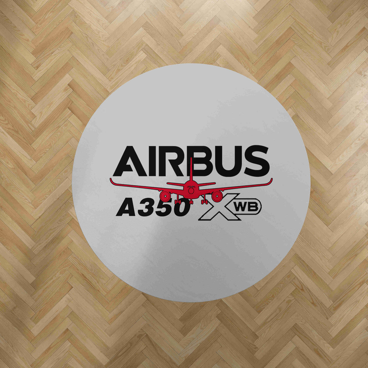 Amazing Airbus A350 XWB Designed Carpet & Floor Mats (Round)