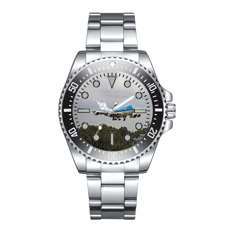 Landing KLM's Boeing 747 Designed Luxury Aviators Best Choice Watches