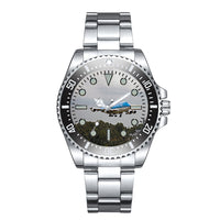 Thumbnail for Landing KLM's Boeing 747 Designed Luxury Aviators Best Choice Watches