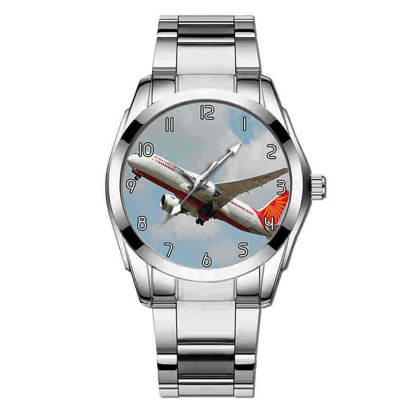 Air India's Boeing 787 Designed Stainless Steel Band Watches