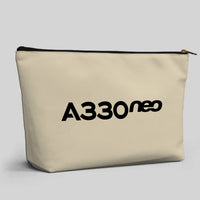 Thumbnail for A330neo & Text Designed Zipper Pouch