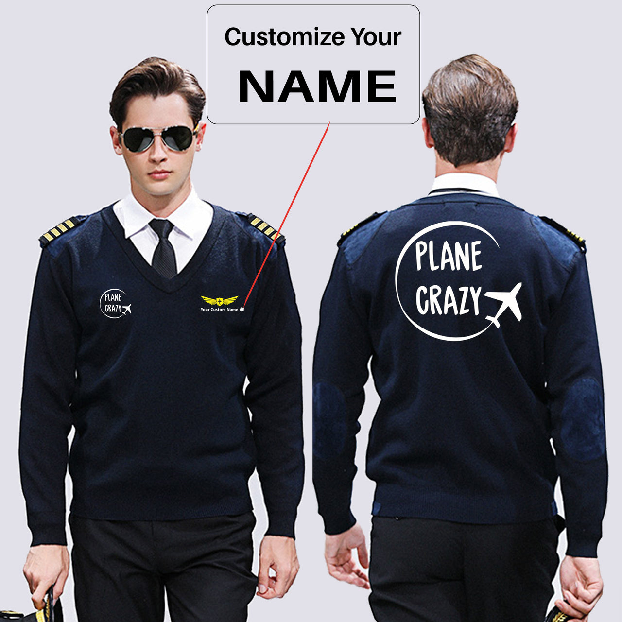 Plane Crazy Designed Wool Pilot Sweaters