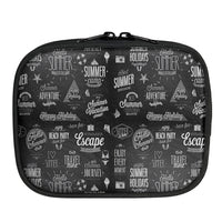 Thumbnail for Black & White Super Travel Icons 2 Designed Travel & Medical Storage Bags