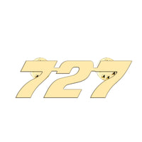 Thumbnail for 727 Flat Text Designed Hollow Pins