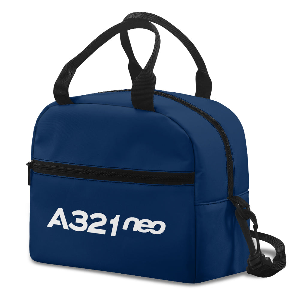 A321neo & Text Designed Lunch Bags