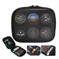 Thumbnail for Airplane Instruments Designed Travel & Medical Storage Bags