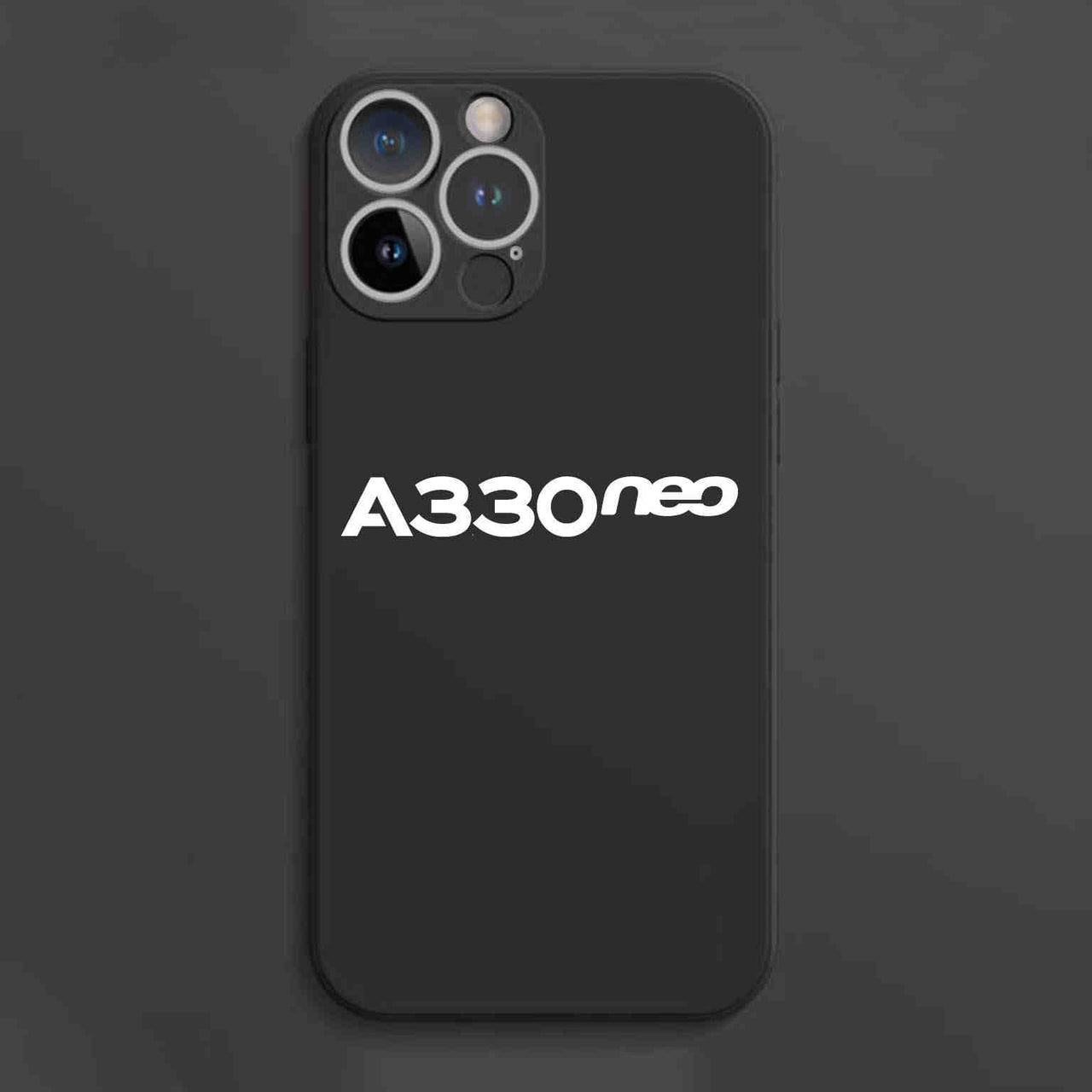 A330neo & Text Designed Soft Silicone iPhone Cases