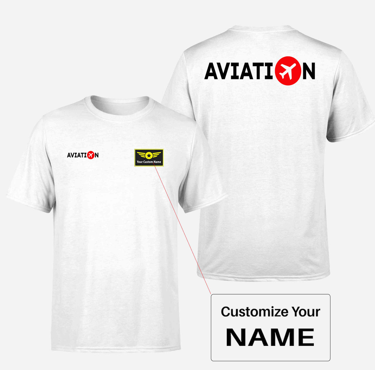 Aviation Double-Side T-Shirts