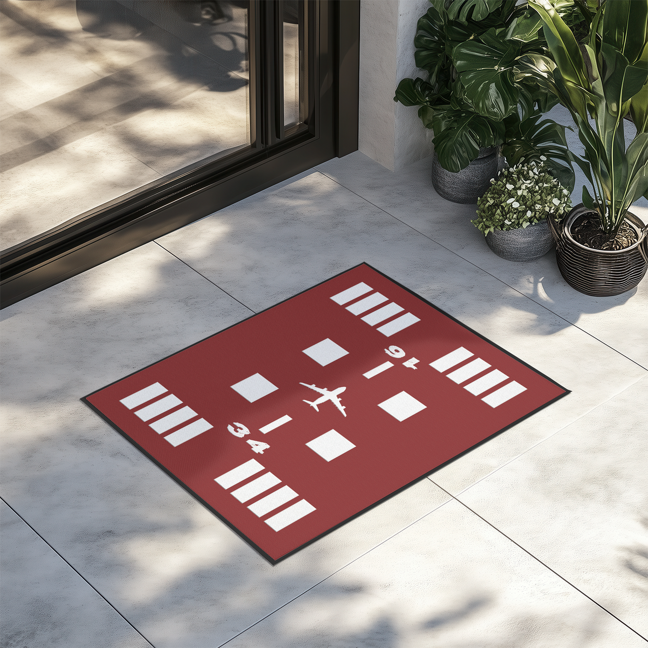 Special Runway (Red) Designed Door Mats