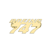 Thumbnail for Boeing 747 & Text Designed Hollow Pins